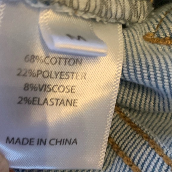 NWT Paola Riboni High Waist Rhinestone Jeans size M - Picture 11 of 13